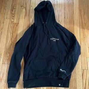 Black Faction Hoodie Sweatshirt, Size L